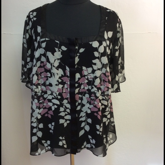 Lane Bryant print top