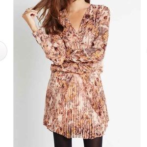 Drop-waist scalloped skirt dress