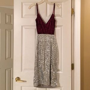 🚫SOLD🚫🎉NYE Backless Sequin Dress🎉