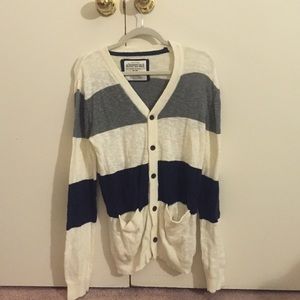 Stripped Aeropostale button down cardigan