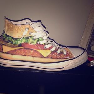 Cheeseburger converse