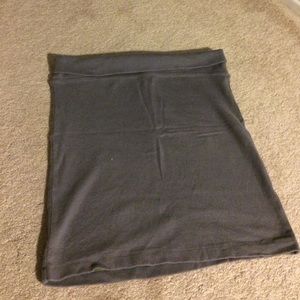 Grey Cotton Skirt by American Eagle