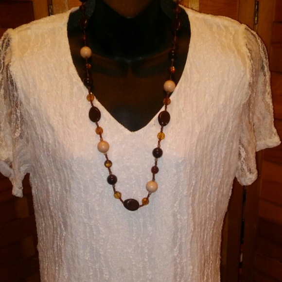 White Top w/Lace Overlay