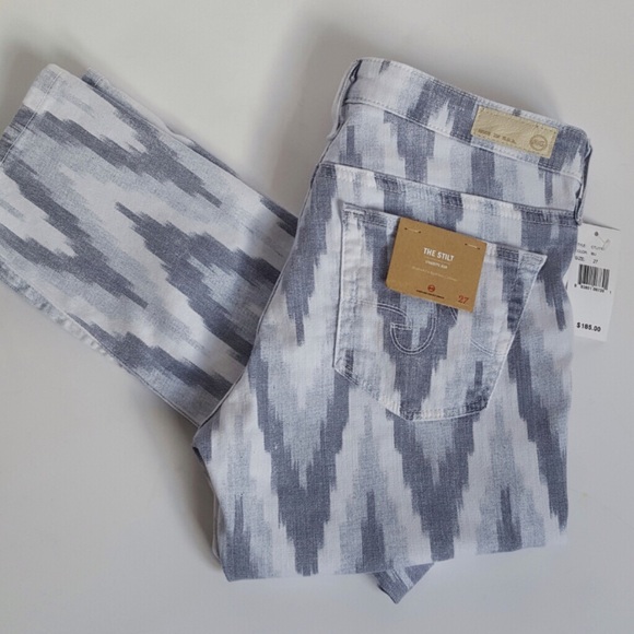 [SOLD] AG Ikat Print Cigarette Jean - Picture 4 of 4