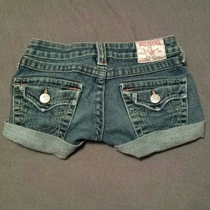 True Religion Jean Shorts