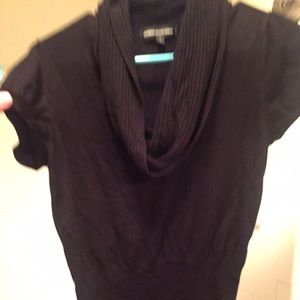 Black express crew neck sweater top
