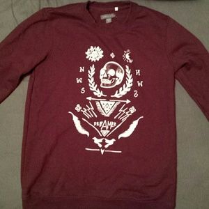 NWOT Kendall & Kylie Maroon Sweatshirt