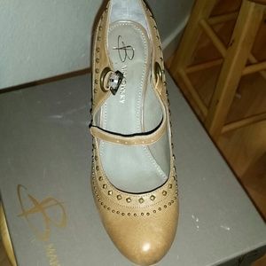 Never worn tan may Janes