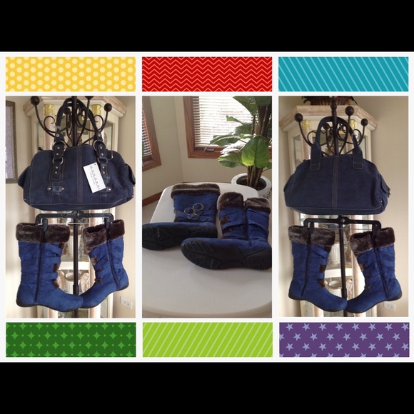 BOOTS & BAG COMBO/BOOTS: US LADIES SIZE: 10 M - Picture 3 of 4