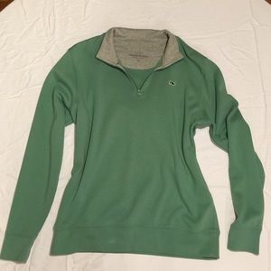 Boys green pullover worn once fits like women's 0