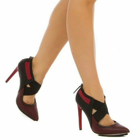 ♡ GX by Gwen Stefani ♡ Aime bootie brown/black/red - Picture 2 of 6