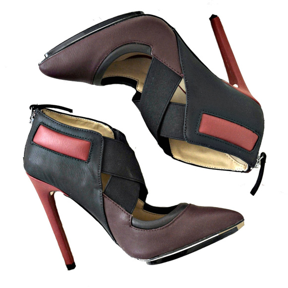 ♡ GX by Gwen Stefani ♡ Aime bootie brown/black/red - Picture 4 of 6