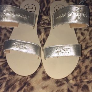 Gold sandals brand new