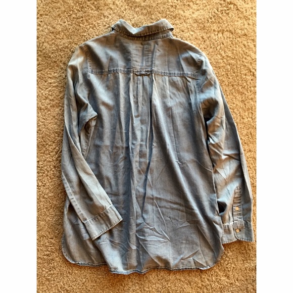 F21 Jean shirt - Picture 3 of 4