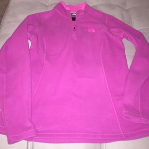 North face half zip jacket