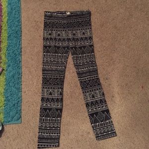 black and white legging