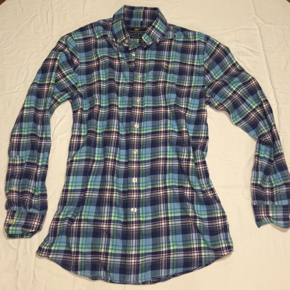 Boys flannel button down