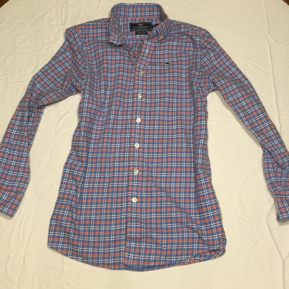 Boys flannel button down