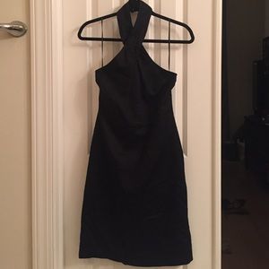 Banana Republic Halter Black Dress