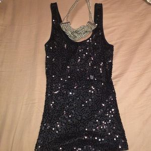 NWT Express Sequin Tank