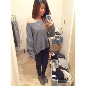 TRADED- Brandy Melville Gray Knit Sweater