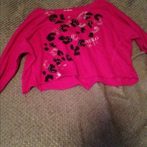 Aeropostale long sleeve crop top