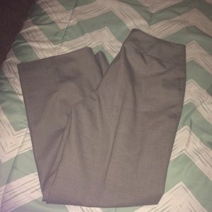 Gray kasper slacks