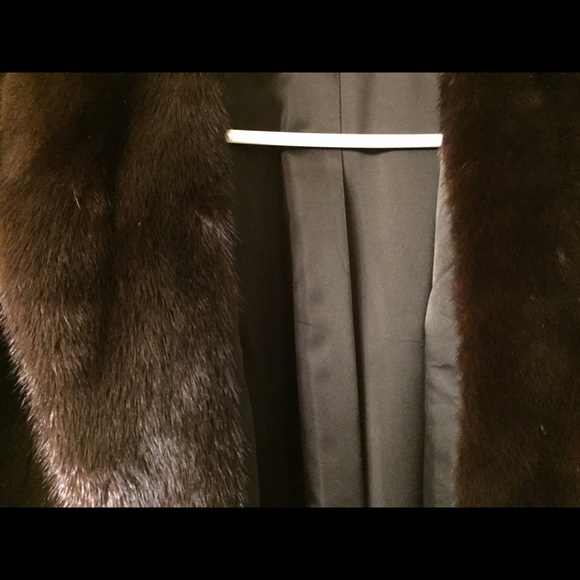 Brown mink fur coat - Picture 2 of 3