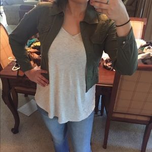 Olive green jacket