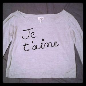 Je t'aime Sweater