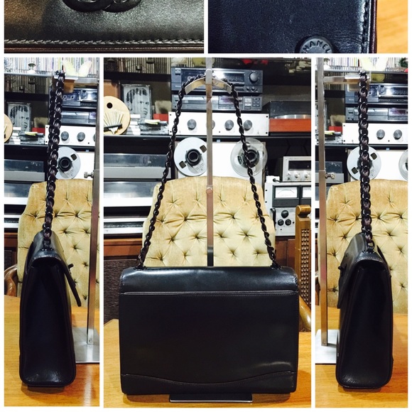 Sold - Rare Chanel "So Black" Flap Bag w Piping - Picture 4 of 4