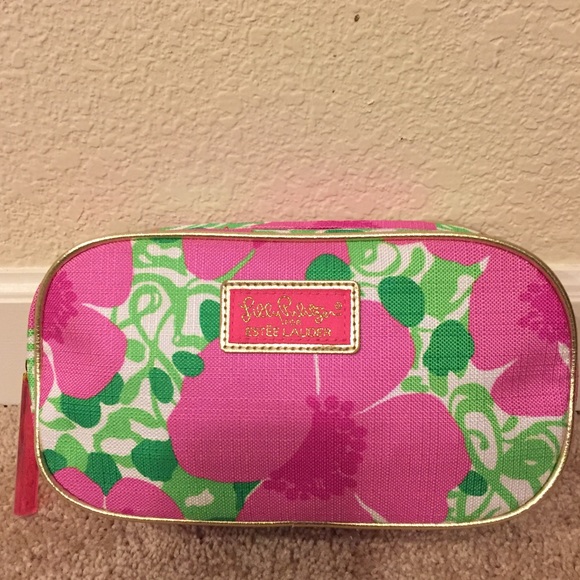 💟New Lilly Pulitzer for Estee.Lauder cosmetic bag