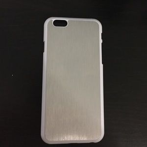 BRAND NEW silver/white iPhone 6 case