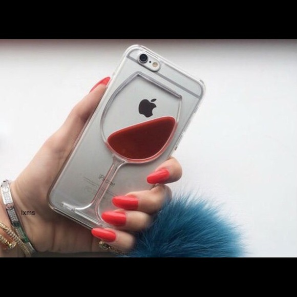 iPhone 6 Plus wine glass phone case 🍷📱