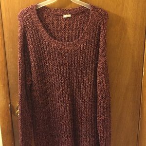 Sweater from 'the garage'.