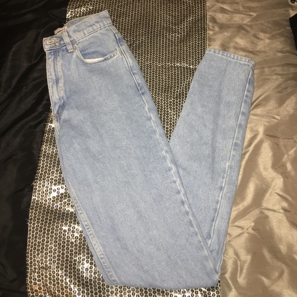 American Apparel high waisted jeans