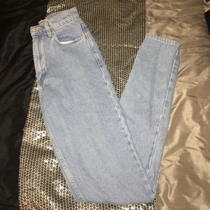 American Apparel high waisted jeans