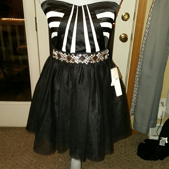 Black and white tutu dress