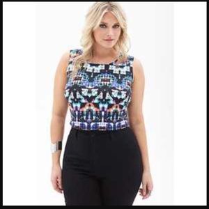 🎨 Abstract crop top 🎨