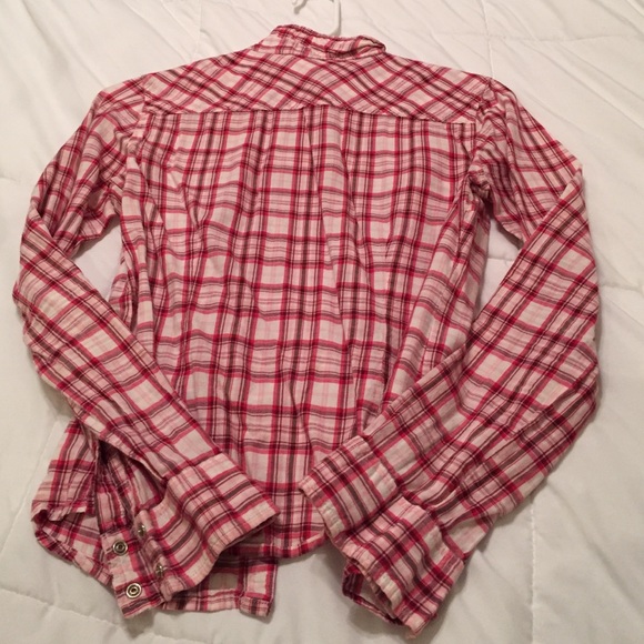 Red button down - Picture 2 of 2