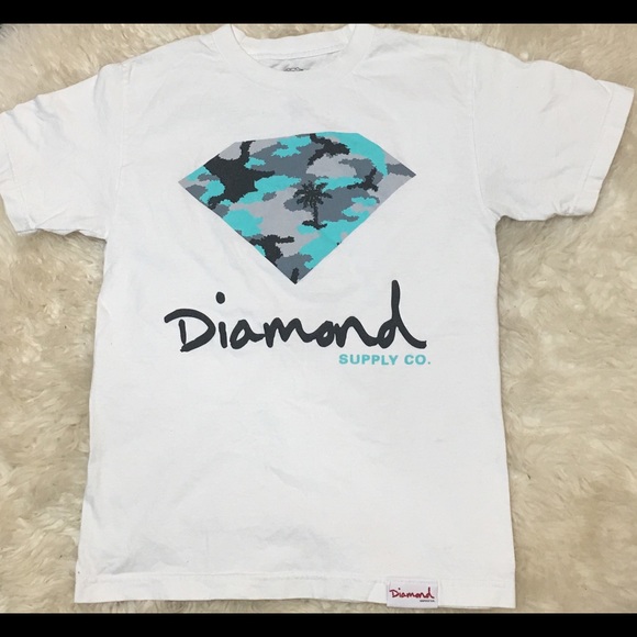 Diamond Supply Co. Shirt White Small