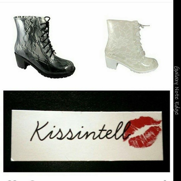 Lace clear rainboots - Picture 1 of 1