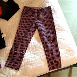 Printed crop pants
