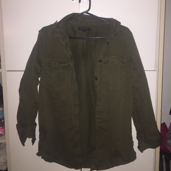 Army Green Banana Republic Jacket