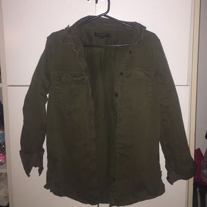 Army Green Banana Republic Jacket