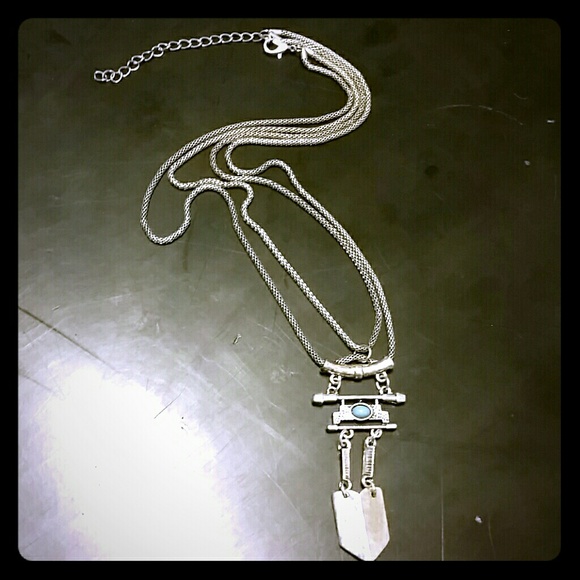 Gimmicks Silver/Turquiose Necklace from The Buckle