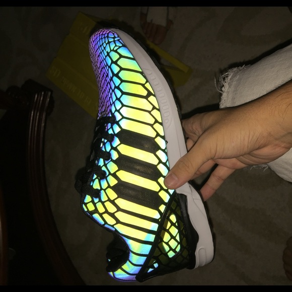 adidas zx flux xeno glow in the dark