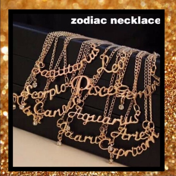 Aquarius🌟Zodiac necklace - Picture 2 of 5