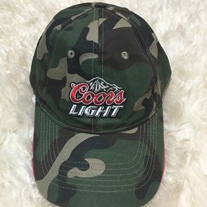 CAMO COORS BEER COUNTRY HIP BASEBALL HAT