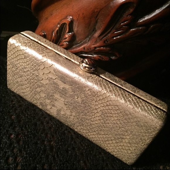 Gold Deux Lux Clutch